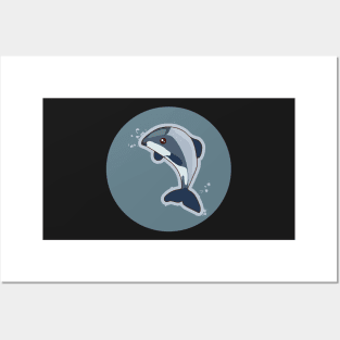 New Zealand Marine Animals - Hectors Dolphin Posters and Art